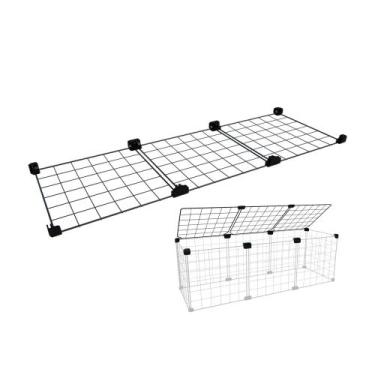 Imagem de Teto ou Fundo para Cercado Aramado Pet 30x90cm com Telas e Conectivos 