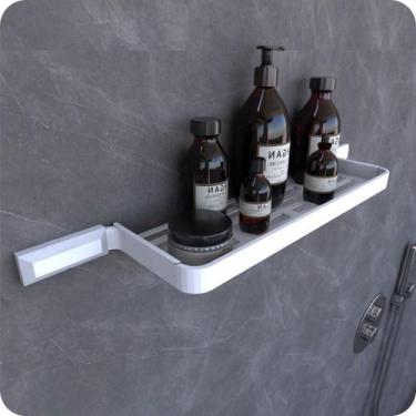 Imagem de Suporte Porta Shampoo Para Banheiro Branco Empire - MetalCromo
