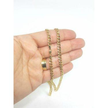 Imagem de Pulseira De Ouro 18k 750 Masculina Grumet 20cm - RD Magazine