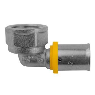 Imagem de Conexão Pex P/gás 1/2 Rosca Fêmea Cotovelo 16mm Astra