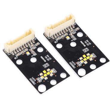 Imagem de moseiny 2 peças LED amarelo DRL Angel Eyes Estabilizador para GR Supra A90 A91 2020-2024 Luzes diurnas amarelas DRL Placas de LED 3.0L 2.0L Módulo LED Angel Eye 2020 2021 2022 2023 2024