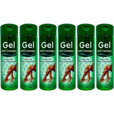 Imagem de Revenda Atacado 6 Gel Massageador Anti Cansaço 220g Pernas, Pés, Costa