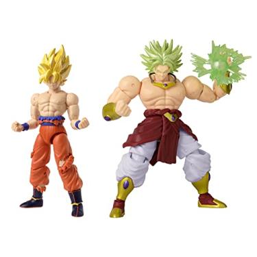 Imagem de DRAGON STARS SERIES - Dragon Ball Super - Super Saiyan Goku (Battle Damage Ver.) vs Super Saiyan Broly Battle Pack Action Figure Set