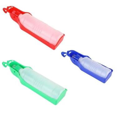 Imagem de Bebedouro pet viagem aqua dog viagem garrafa passeio grande 500ml port