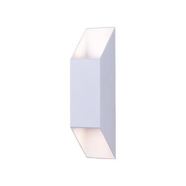 Imagem de Arandela Luz Indireta 2 Lâmpadas Branca Bivolt Ideal, Branco