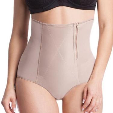 Imagem de Cinta modeladora feminina abdominal pós parto Esbelt, EG, Chocolate