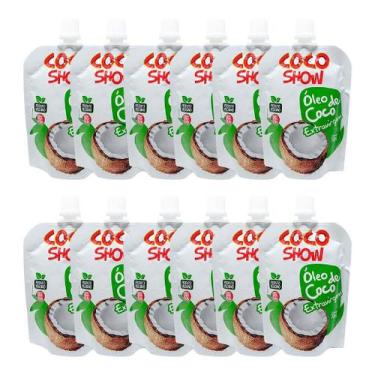 Imagem de Kit 12uni Óleo de Coco Extra Virgem Pouch Coco Show 70ml - Copra