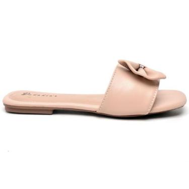 Imagem de Rasterinha Feminina Confort Laço Leve Sandalia Saltinho - Polo Blu, 35