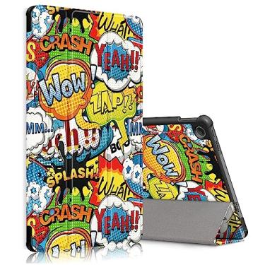 Imagem de Xuanbeier Capa para Lenovo Tab M10 Plus 3ª geração de 10,6 polegadas 2022 (TB-125F/TB-128F), capa inteligente de suporte fino com despertar/hibernar automática para Lenovo Tab M10 Plus 10,6 polegadas