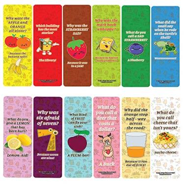 Imagem de Creanoso Lancheira de piadas engraçadas para crianças (10 conjuntos x 6 cartões) – Conjunto de cartas inspiradoras diárias – Cortador de página de livro interessante – Ótimo presente para adultos e