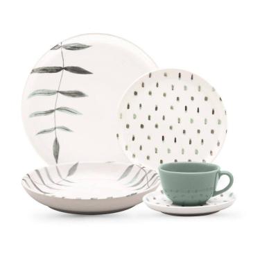 Imagem de Aparelho De Jantar 30 Peças Flat Samambaia Oxford