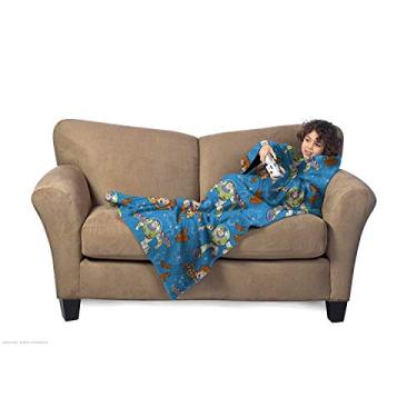 Imagem de Disney Pixar Toy Story, Star Defenders jovem confortável cobertor com mangas, 122 x 122 cm, multicolorido