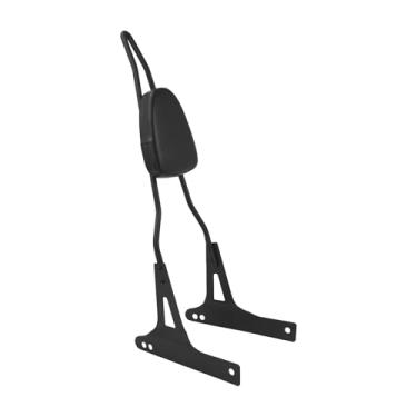 Imagem de HCmotorku Encosto traseiro do passageiro da motocicleta Sissy Bar com almofada apto para Harley Dyna Low Rider FXDL Street Bob FXDB Super Glide FXD 2006-2016