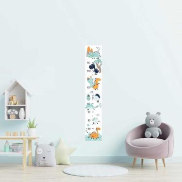 Imagem de Régua Adesiva Infantil Dinossauros N09218 20x115cm - Adesivo BR