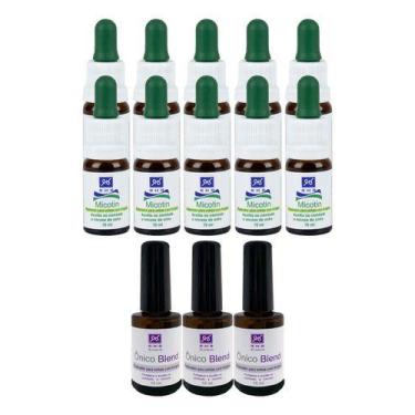 Imagem de Kit 10 Micotin 10ml + 3 Ônico Blend 10ml Pincel - RHR Cosméticos