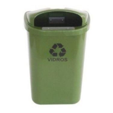 Imagem de Cesto Individual Para Coleta Seletiva De 50l Sem Poste (st6) - JSN, Ve