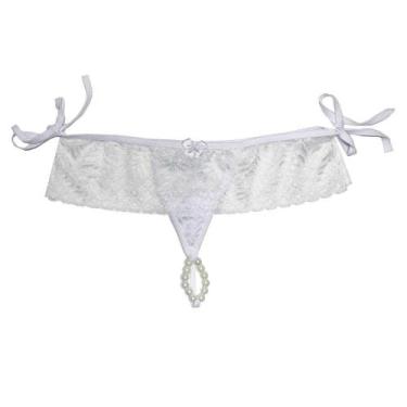 Imagem de Calcinnha Tanga Tailandesa com Pérolas Fio Dental - By TJ VIP, U, Bran