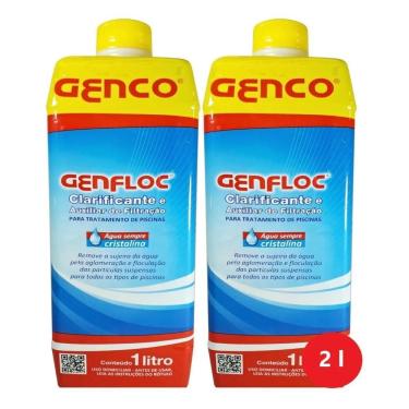 Imagem de Kit 2 Clarificante Genfloc 1Lt-Genco