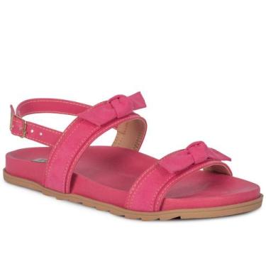 Imagem de Sandália Papete Chinelo Feminino Fivela Enfeite Laço - Takata, Rosa sh