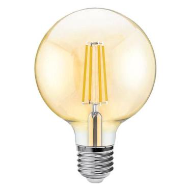 Imagem de Lampada led retro filamento ballon globo g125 4w 2200k ambar galaxy