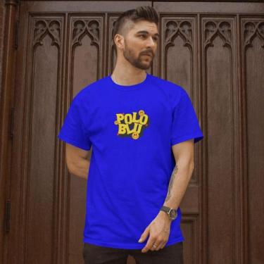 Imagem de Camiseta Masculina Casual Polo Blu Estampada em Algodão do P ao G1, Az