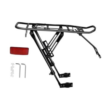 Imagem de oshhni Suporte para bicicleta, suporte para bicicleta traseiro, suporte para contraponto de equipamento de ciclismo, suporte para carga traseira de