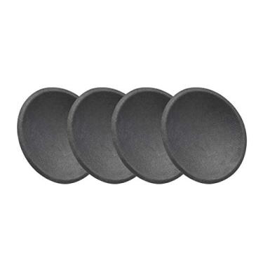 Imagem de uxcell Tampa contra poeira de alto-falante 45 mm/1,8 pol. de diâmetro tampas de bobina de papel para subwoofer 4 peças