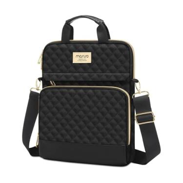 Imagem de MOSISO Bolsa para tablet de 9 a 11 polegadas para iPad A16 2025, iPad Air 27.9 cm M3 M2, iPad Pro 11 M4, iPad 10/9/8/7th, Galaxy Tab A9+/S9/S8/Plus 11, bolsa de transporte quadrada acolchoada com 2