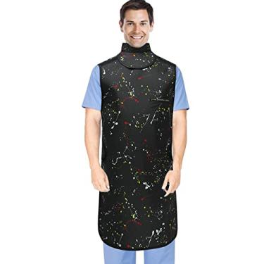 Imagem de faruijie Avental de Raio X de Chumbo de 0,5 Mmpb - Avental de Proteção de Escudos com Colar de Escudo de Chumbo de Tireoide Fecho de Gancho e Laço Exame de Saúde Uso Médico Aldult Unissex