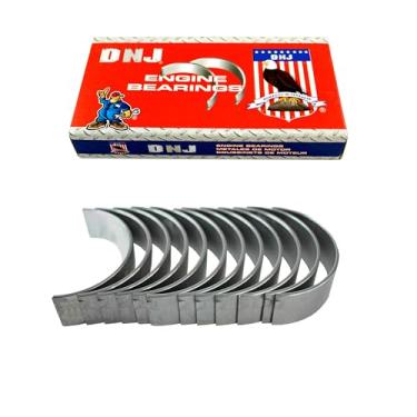 Imagem de DNJ RB4243.10 Conjunto de rolamentos de haste tamanho grande 0,10 pol. (0,25 mm) para Chevrolet 14-17, GMC/Silverado 1500, Sierra 1500 4.3L V6 OHV Naturally Aspirated LV3