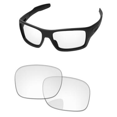 Imagem de PapaViva Lentes de reposição para óculos de sol Oakley Turbine OO9263 65 mm, Transparente, alta definição, Turbine