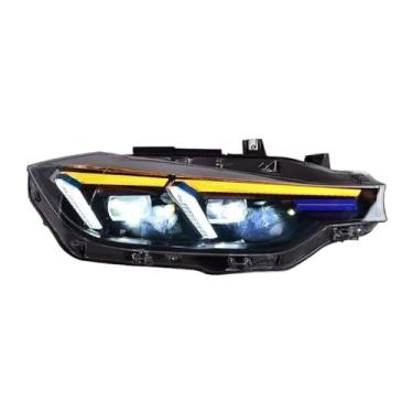 Imagem de Chegada luzes do carro compatível para bmw f30 led farol lente do projetor 2013-2018 320i 325i drl estilo laser acessórios automotivos(LED)