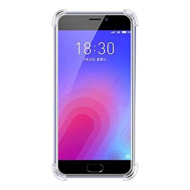 Imagem de AMZER Pudding X Protection Capa fina de gel macio TPU para Meizu M6 – TPU transparente e à prova de choque