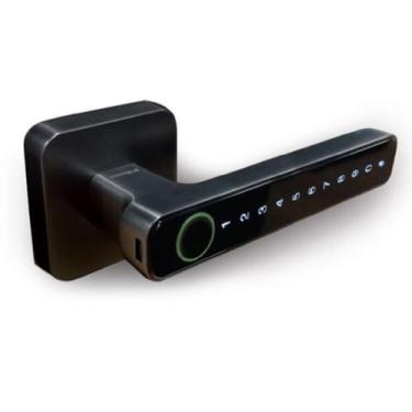 Imagem de Fechadura Digital Dh 3000 Hafele Preta 912.21.750 Biometria