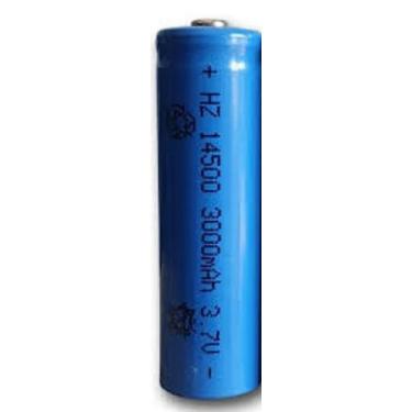 Imagem de Bateria 14500 3,7v 3000mah Li-ion - Recarregável Para Lanternas E Radi