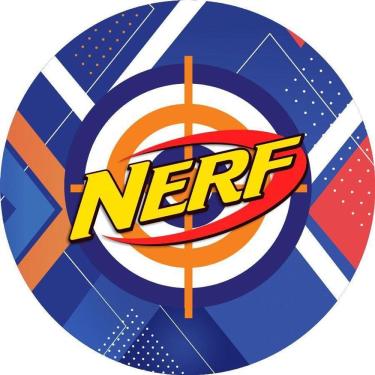 Imagem de Painel Redondo 3D Sublimado Nerf Frd-4884