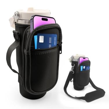 Imagem de Taladad Para Stanley Iceflow Flip Straw Tumbler De 30 Onças, Suporte Para Copo De Garrafa De Água, Bolsa Tipo Estilingue Com Alça, Bolso Para Telefone/Acessórios, Alça Adicional Para Stanley Flip Stra