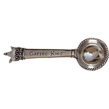 Imagem de Basic Spirit Colher de café decorativa – Coffee King – Kit decorativo para casa, presente de medição Kichen para café, chá, proteína em pó e bebidas instantâneas