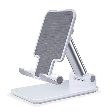 Imagem de Suporte de Mesa para Celular Ajustável Articulado Tablet Smartphone (Branco)