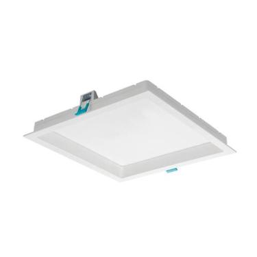 Imagem de Painel Luminária Deep Embutir 26,2x26,2cm Branco Led 24W Bivolt Stella