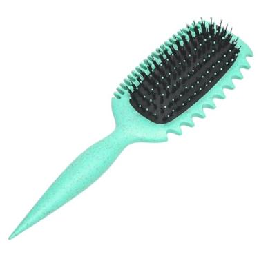 Imagem de Pente de cabelo feminino Nylon banhado couro cabeludo ferramenta de massagem para cabelo molhado cacheado estilo cabeleireiro (03)