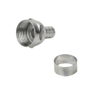 Imagem de Conector F Anel Para Crimpar Rg-59 C/anel Pacote C/ 100 Pçs - PIX
