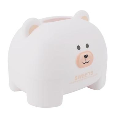Imagem de Caixa de Papel de Lenço de Lenço de Papel de Desenho Animado (Urso polar)