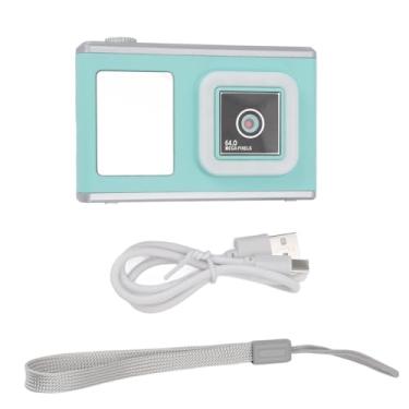 Imagem de Câmera Digital, 64MP 48MP Retro Digital Camera Toy, Gravação de Vídeo Em 1080p HD, Tamanho Compacto Com Efeitos Divertidos Portáteis Câmera Pequena Portátil (Verde)