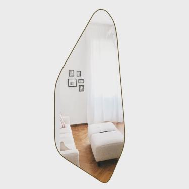 Imagem de Espelho Retrô Corpo Inteiro Orgânico 170x70 Rocco Rei dos Vidros