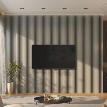 Imagem de Painel Ripado de Pvc 6 Barras de 2,70m X 0,15cm Venda em (2,43m²)