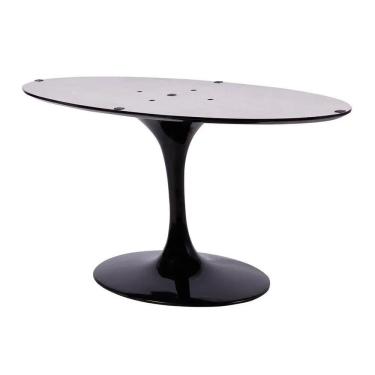Imagem de Base Mesa Saarinen Tulip Jantar Oval Pequena - Preta