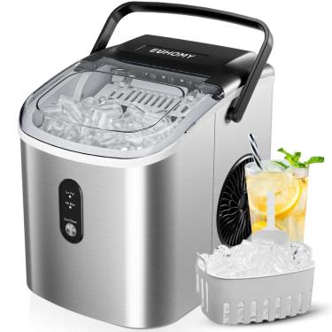 Imagem de Máquina de gelo euhomy Countertop 12 kg/dia 9 cubos em 6 minutos
