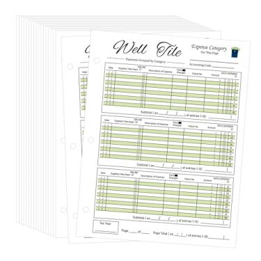 Imagem de Pacote com 50 CPA Smart Ledger Contabilidade Contabilidade Classificações, Grupos e Registros Categoria de Despesas para Pequenas Empresas