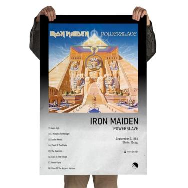 Imagem de Poster Autoadesivo 60x90cm Álbum Powerslave, Eddie The Head, Spotify